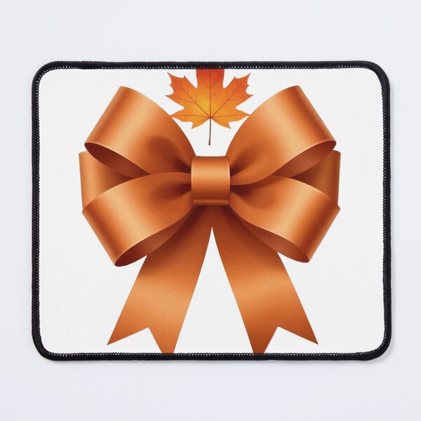 Item preview, Golden Maple Harvest High-End Decorative Bow Illustration designed and sold by TaBogroupsRed.