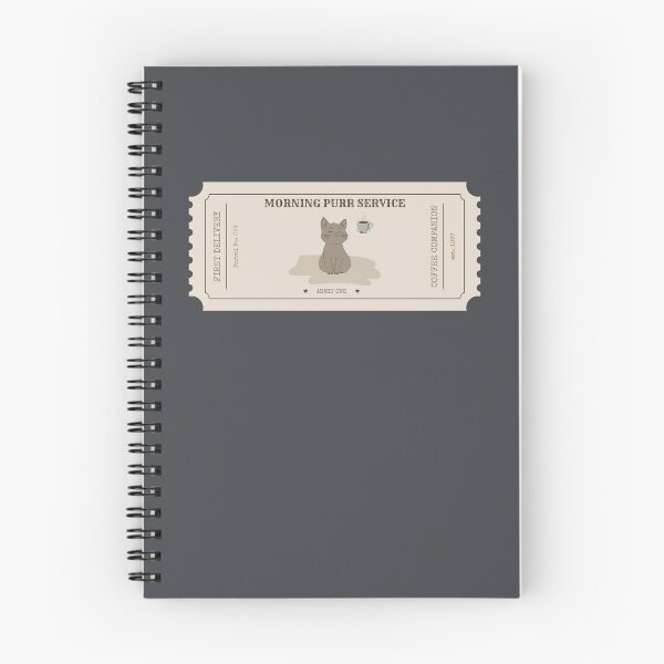 Item preview, Morning Purr Service Ticket | Cozy Cat Coffee | Vintage Admission Ticket Illustration designed and sold by MyFotodrive.