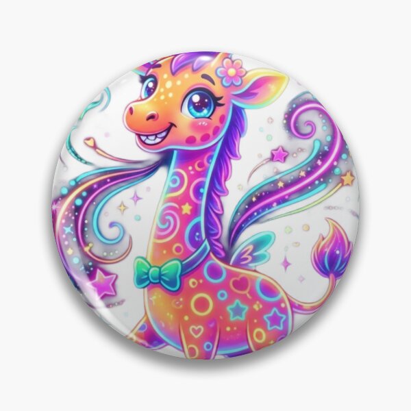 Item preview, Magical Neon Giraffe – Cute Luminous Fantasy Design designed and sold by NeonTraum.