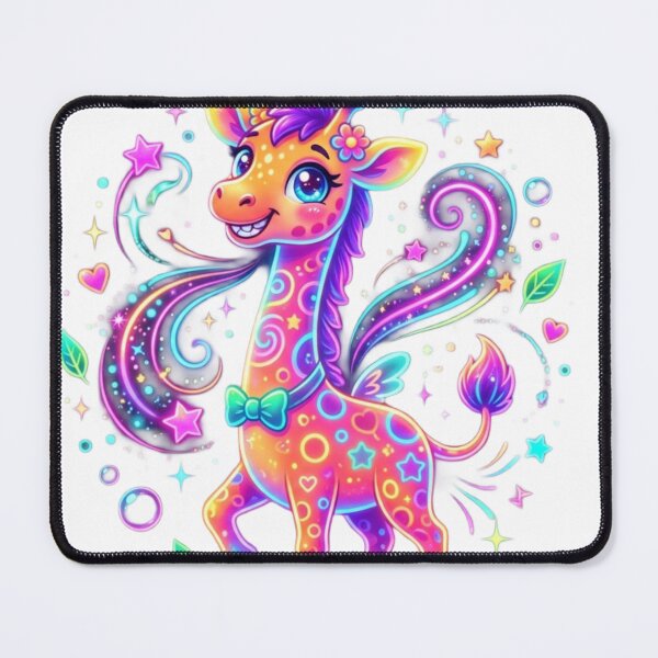 Item preview, Magical Neon Giraffe – Cute Luminous Fantasy Design designed and sold by NeonTraum.