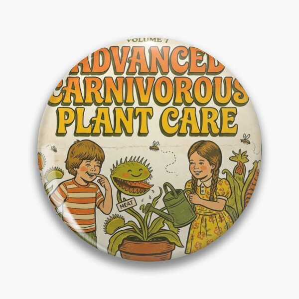 Item preview, Advanced Carnivorous Plant Care – Some Plants Bite Back | Vintage Retro Botanical Humor designed and sold by RushVibeWear.