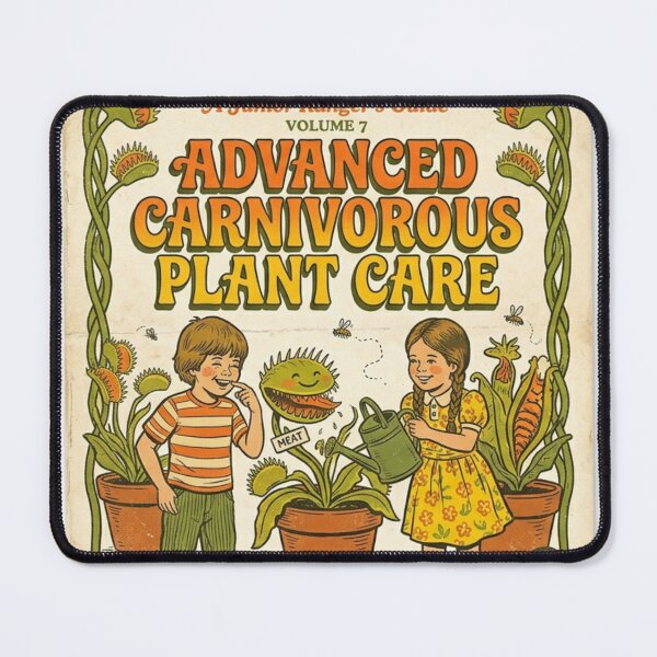 Item preview, Advanced Carnivorous Plant Care – Some Plants Bite Back | Vintage Retro Botanical Humor designed and sold by RushVibeWear.