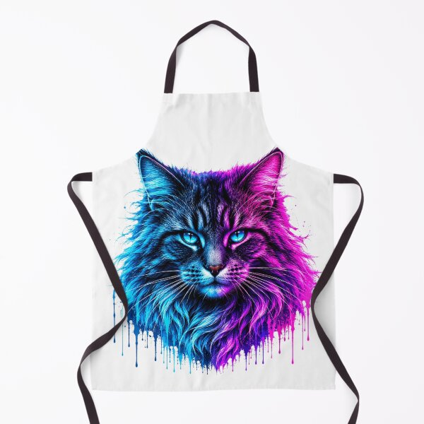 Item preview, Neon Cat Glowing Eyes Artwork designed and sold by the-dovlat.