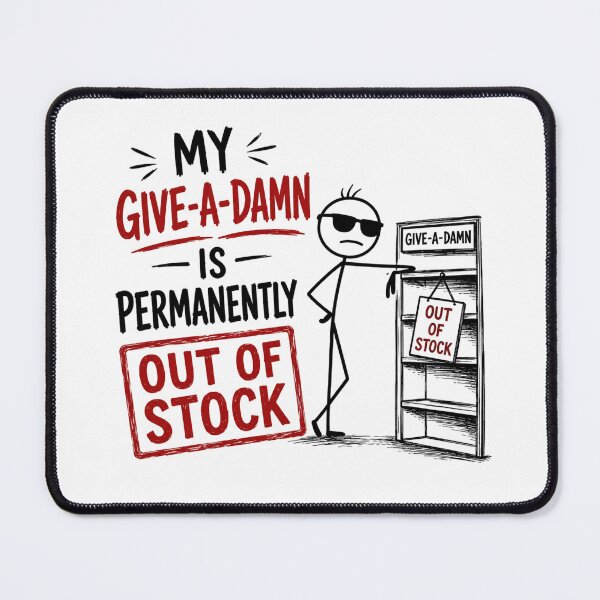 Item preview, Sticks man with no problems  designed and sold by Darcie Smith.