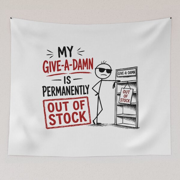 Item preview, Sticks man with no problems  designed and sold by Darcie Smith.
