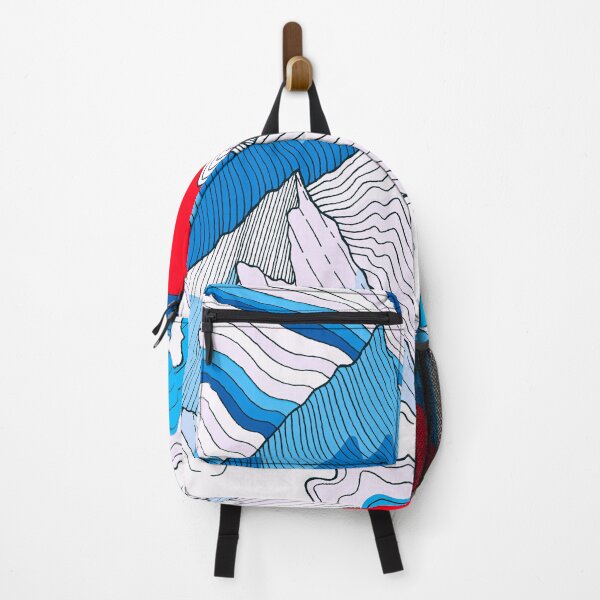 Item preview, The blue ocean mountains designed and sold by Swadeillustrations.