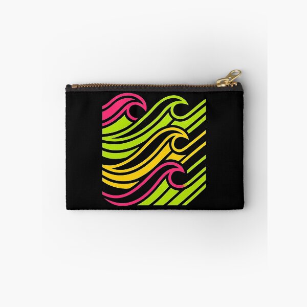 Item preview, Vibrant Wave Art Gift for Ocean Lovers Modern Neon Design designed and sold by PixelQ.