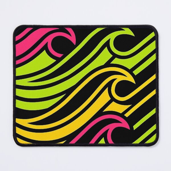 Item preview, Vibrant Wave Art Gift for Ocean Lovers Modern Neon Design designed and sold by PixelQ.