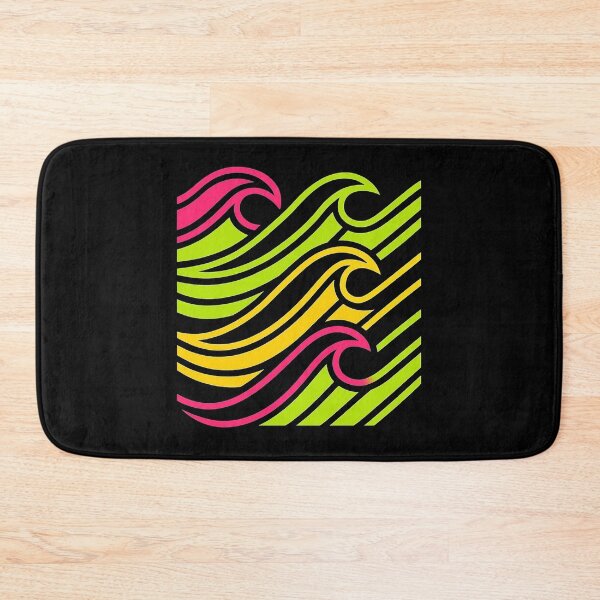 Item preview, Vibrant Wave Art Gift for Ocean Lovers Modern Neon Design designed and sold by PixelQ.