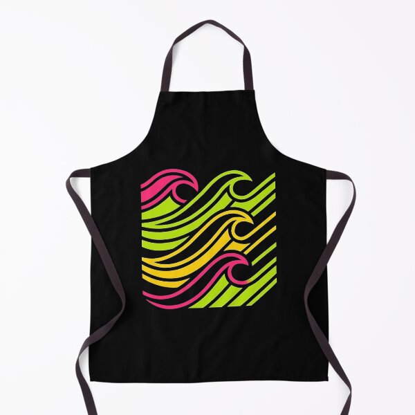 Item preview, Vibrant Wave Art Gift for Ocean Lovers Modern Neon Design designed and sold by PixelQ.
