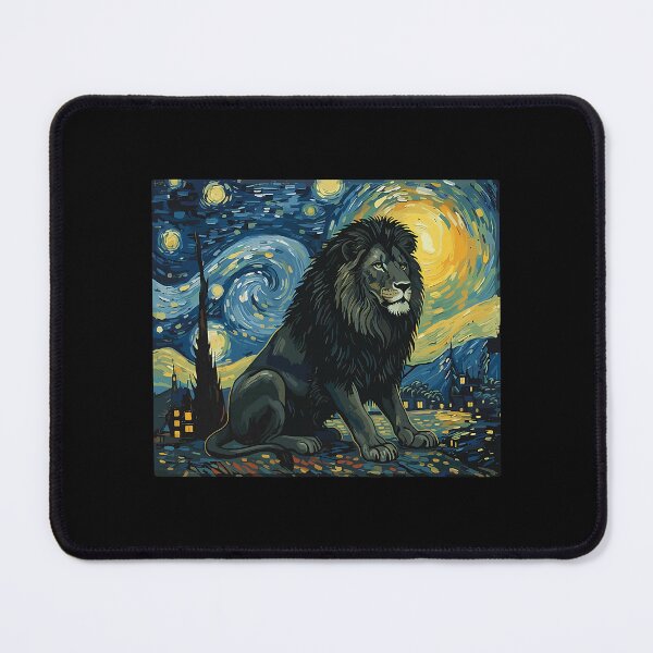 Item preview, Lion Starry Night Van Gogh Art Lover Men Women designed and sold by Littermin.