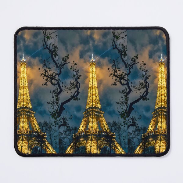 Item preview, Eiffel Tower Night Lights – Paris Landmark Art designed and sold by Fashion Lovers Hub.