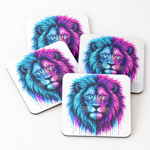 Item preview, Neon Lion Jungle King Artwork designed and sold by the-dovlat.