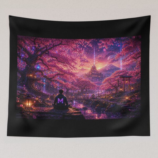Item preview, Glowing Cherry Blossom Sanctuary designed and sold by bbbpetr100.