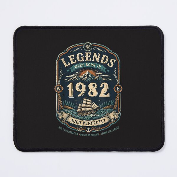 Item preview, Vintage 1982 Legends Were Born In 1982 Aged Perfectly 44th Birthday designed and sold by kiralynstration.