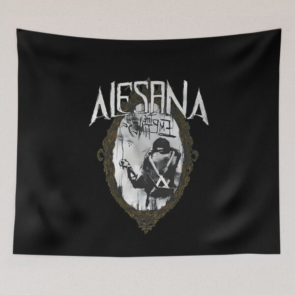 Item preview, Alesanas Band Logo Mirror Art designed and sold by OdditiesByE.