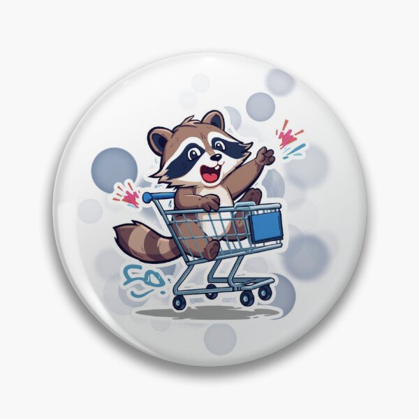 Item preview, Chaotic Raccoon Funny Animal Sticker Cute Wildlife Illustration designed and sold by iamKRUK.