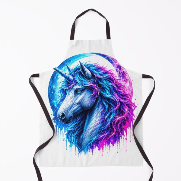 Item preview, Mystical Neon Unicorn Moon Artwork designed and sold by the-dovlat.