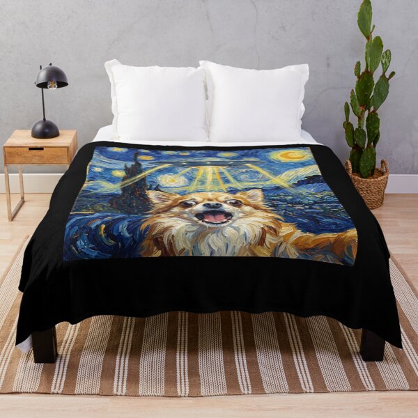 Item preview, Chihuahua Starry Night UFO Van Gogh Art Dog Selfie Lover designed and sold by Kimberley King Art King Art.