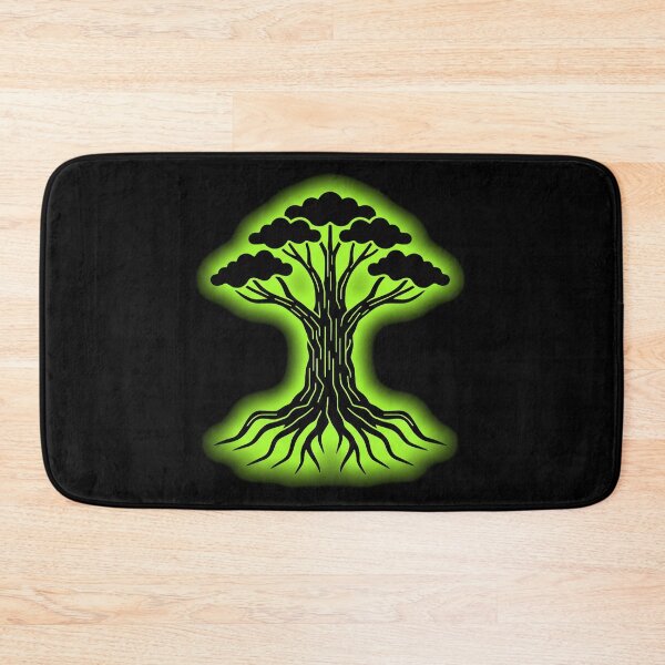 Item preview, Cool Gamer Desk Decoration Boyfriend Birthday — Neon Green Tree Art designed and sold by PixelQ.