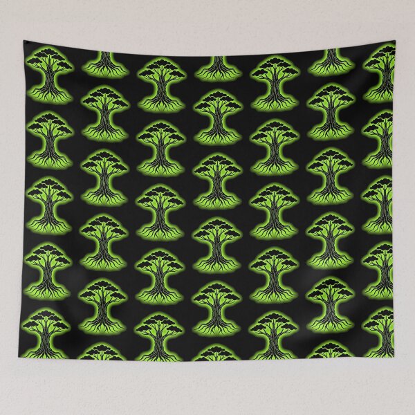 Item preview, Cool Gamer Desk Decoration Boyfriend Birthday — Neon Green Tree Art designed and sold by PixelQ.