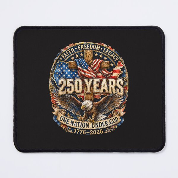 Item preview, Patriotic Christian Eagle 250 Years American Freedom 1776 2026 Design designed and sold by kiralynstration.