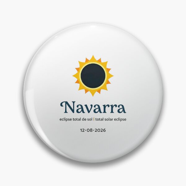 Item preview, Navarra Solar Eclipse 2026 Design designed and sold by Beyond Destinations.