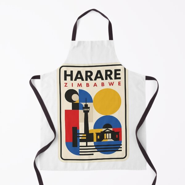 Item preview, Harare Zimbabwe Geometric Retro Travel Style designed and sold by k3rstman1.
