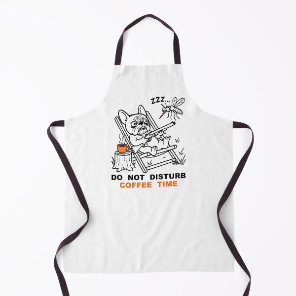 Item preview, Do Not Disturb Coffee Time Funny French Bulldog T-Shirt designed and sold by The Bold Line Studio.