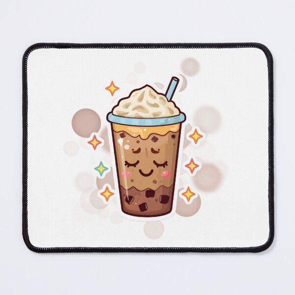 Item preview, Cute Smiling Iced Coffee Kawaii Coffee Sticker designed and sold by iamKRUK.