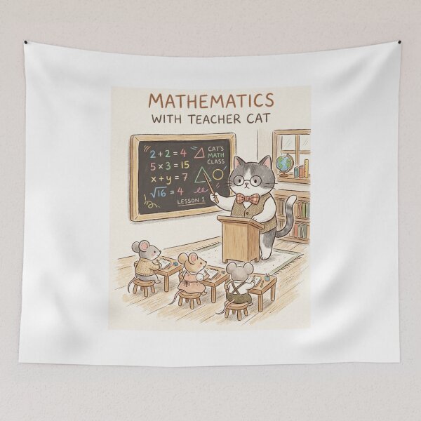 Item preview, Cute Cats School - Funny Kitten Classroom designed and sold by TaiwanMemory.