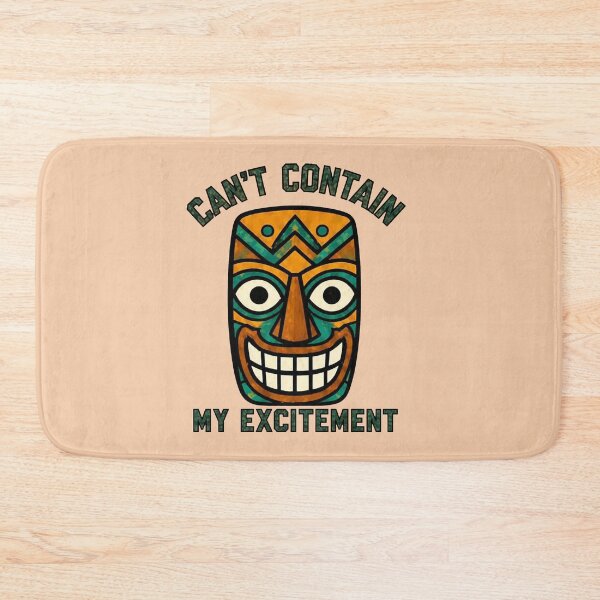 Item preview, Tiki Mask – Can’t Contain My Excitement designed and sold by Icareis-Studios.