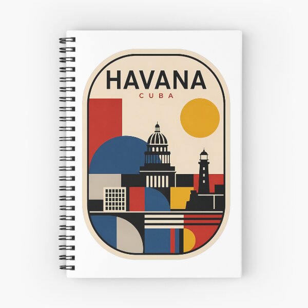 Item preview, Retro Havana Cuba Geometric Architecture Skyline designed and sold by k3rstman1.