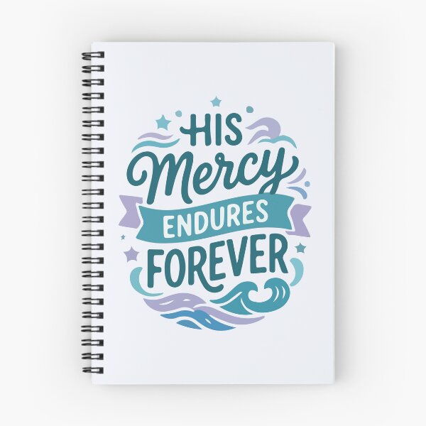 Item preview, His Mercy Endures Forever Christian Bible Verse  designed and sold by stylishdzign.
