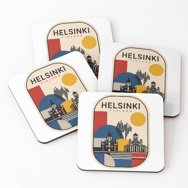 Item preview, Mid Century Modern Helsinki Finland Landmarks designed and sold by k3rstman1.