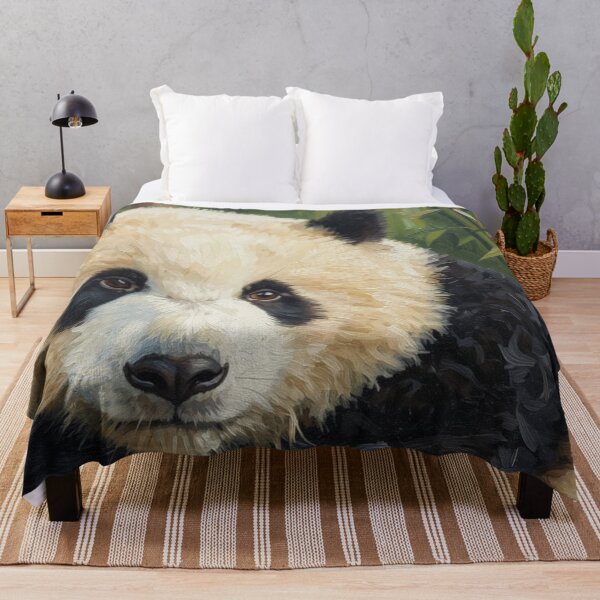 Item preview, Cute Panda Cub Oil Painting designed and sold by Kirrindy Designs.