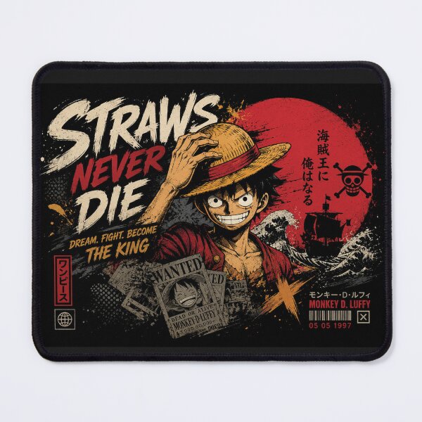 Item preview, Straw Hat King Never Dies designed and sold by akash ashokan.