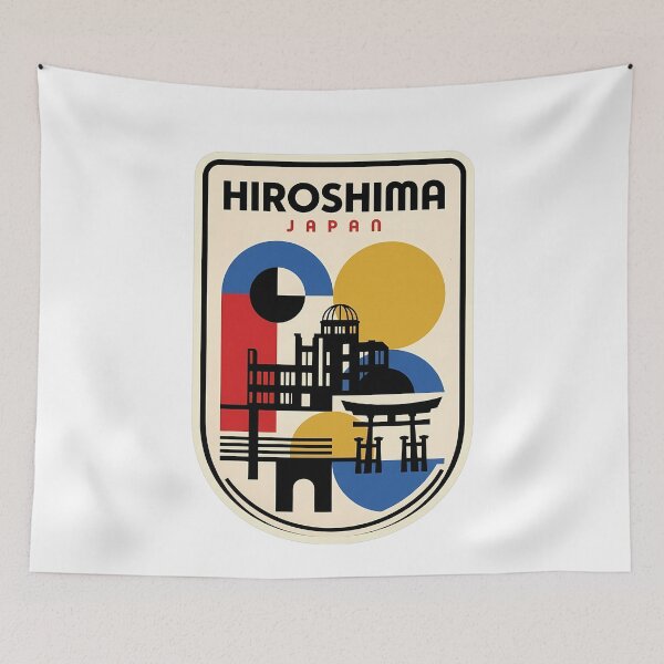 Item preview, Retro Hiroshima Japan Genbaku Dome Torii Gate designed and sold by k3rstman1.