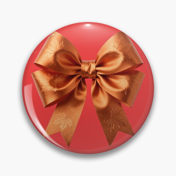 Item preview, Elegant Warm Copper and Maple Leaf Luxury Brand Bow designed and sold by TaBogroupsRed.