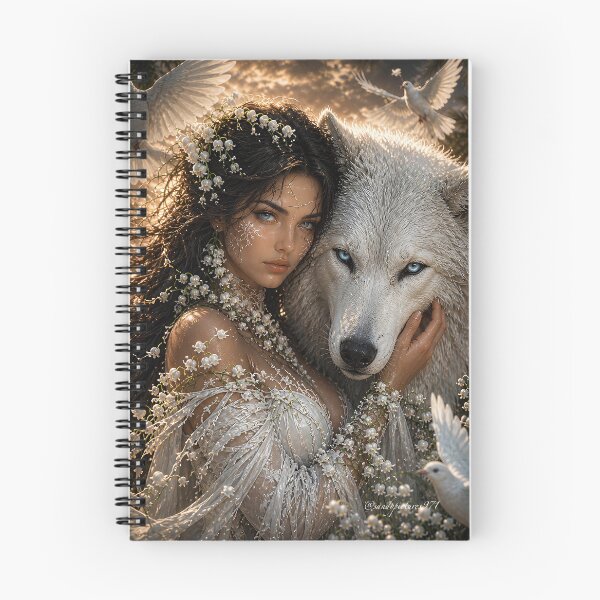 Item preview, May princess and white wolf designed and sold by SandyPictures.