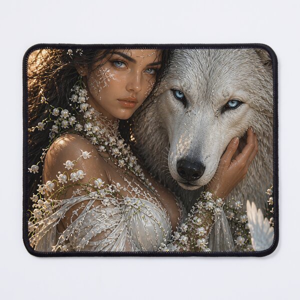 Item preview, May princess and white wolf designed and sold by SandyPictures.