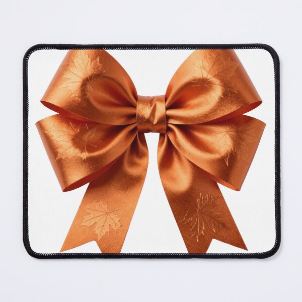 Item preview, Elegant Warm Copper and Maple Leaf Luxury Brand Bow designed and sold by TaBogroupsRed.