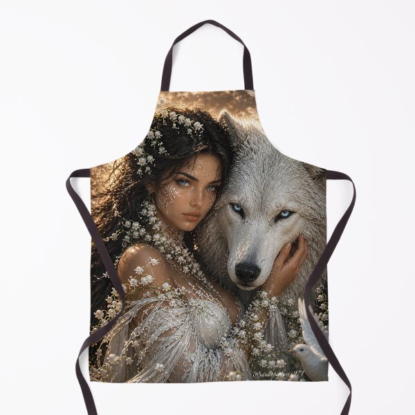 Item preview, May princess and white wolf designed and sold by SandyPictures.