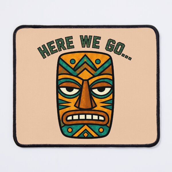 Item preview, Tiki Mask – Here We Go Again designed and sold by Icareis-Studios.
