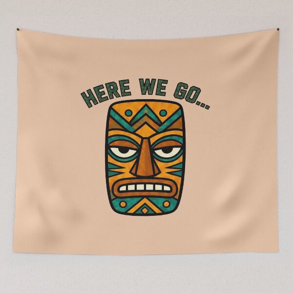 Item preview, Tiki Mask – Here We Go Again designed and sold by Icareis-Studios.