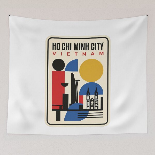 Item preview, Abstract Ho Chi Minh City Vietnam Geometric Travel designed and sold by k3rstman1.