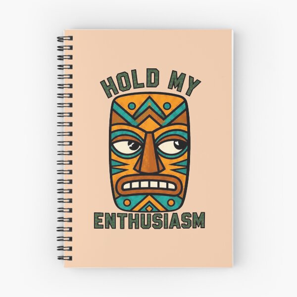 Item preview, Tiki Mask – Hold My Enthusiasm designed and sold by Icareis-Studios.