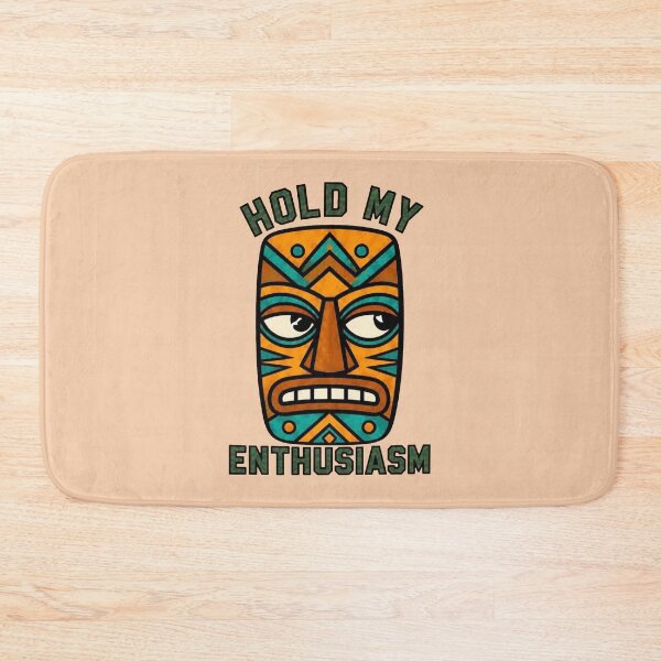 Item preview, Tiki Mask – Hold My Enthusiasm designed and sold by Icareis-Studios.