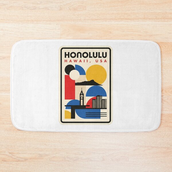 Item preview, Honolulu Hawaii Geometric Abstract Skyline designed and sold by k3rstman1.