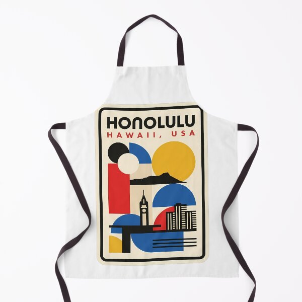 Item preview, Honolulu Hawaii Geometric Abstract Skyline designed and sold by k3rstman1.